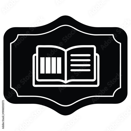 librarian element isolated digital library access on white background 