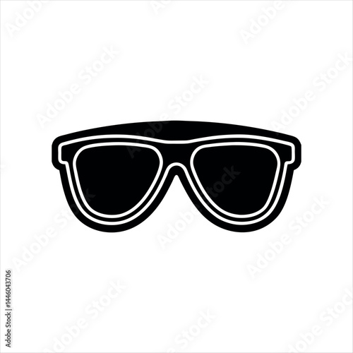 sunglasses icon sports elements sunglasses isolated on white background