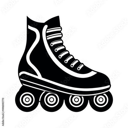 Rollerblade Vector Silhouette