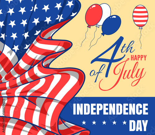 Celebrating Independence Day with patriotic decor