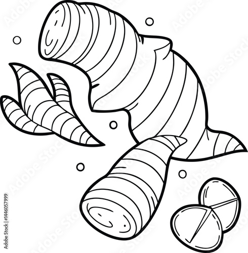 vector illustration of a cartoon fish
