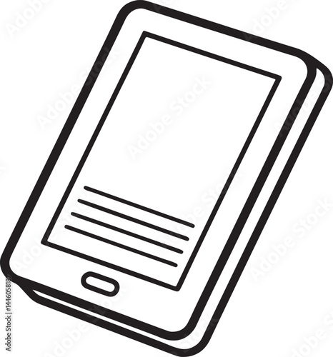 kindle line art, black outline, vector and illustration, coloring book page line art drawing