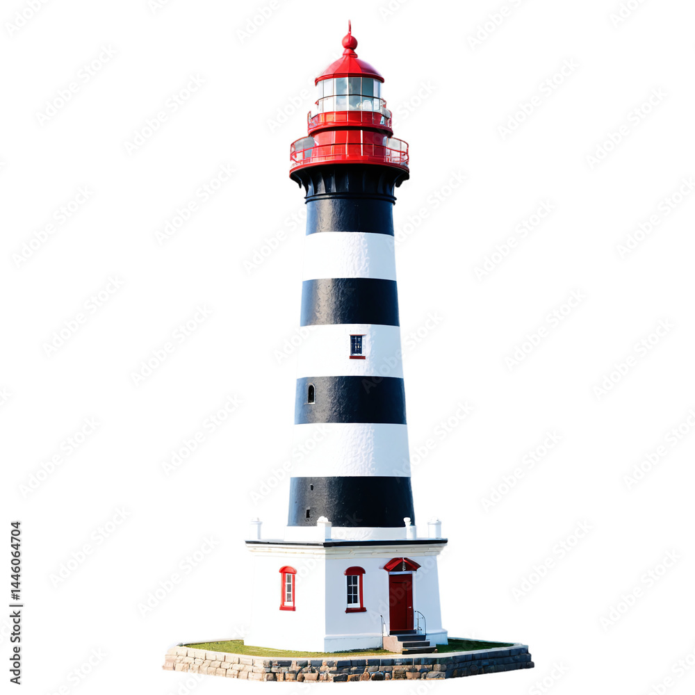 lighthouse isolated on transparent background lighthouse isolated on transparent background