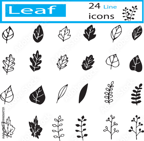 Nature-Inspired Leaf Vectors Pack