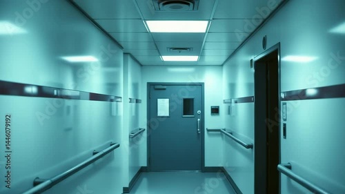 Interior of a morgue 4K