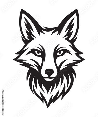 fox head vector