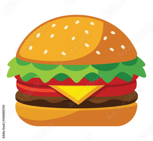 burger and fries