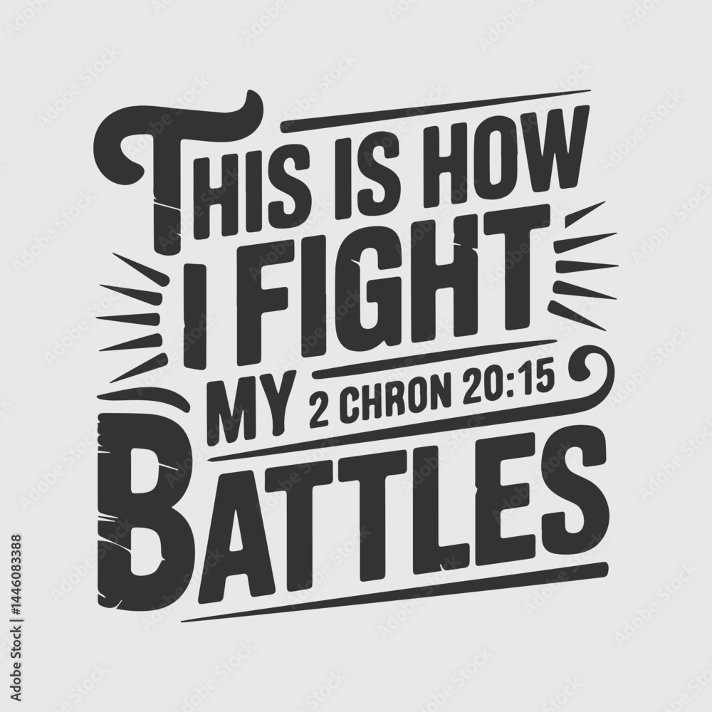 Obraz premium This is how i fight my battles svg, Christian Receipt Easter Spring Cricut design. 