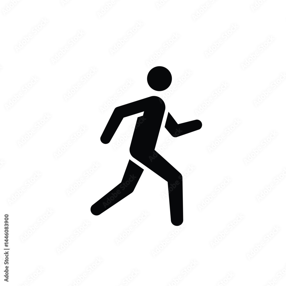running man silhouette running man silhouette