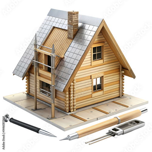 New Home Construction A StepbyStep Guide to Building Your Dream House isolated on transparent background
