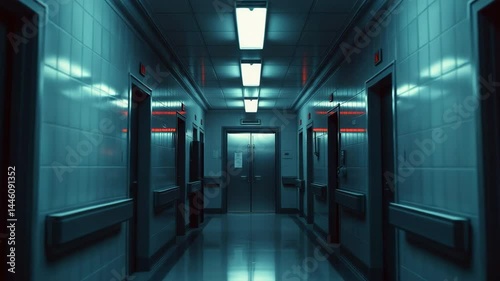 Interior of a morgue 4K