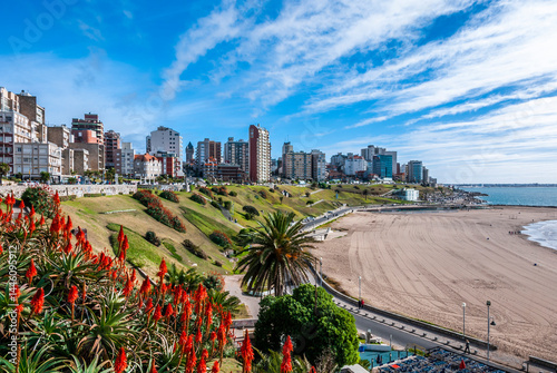 The beautiful city of Mar del Plata.