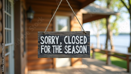 Hanging Sign Reads 