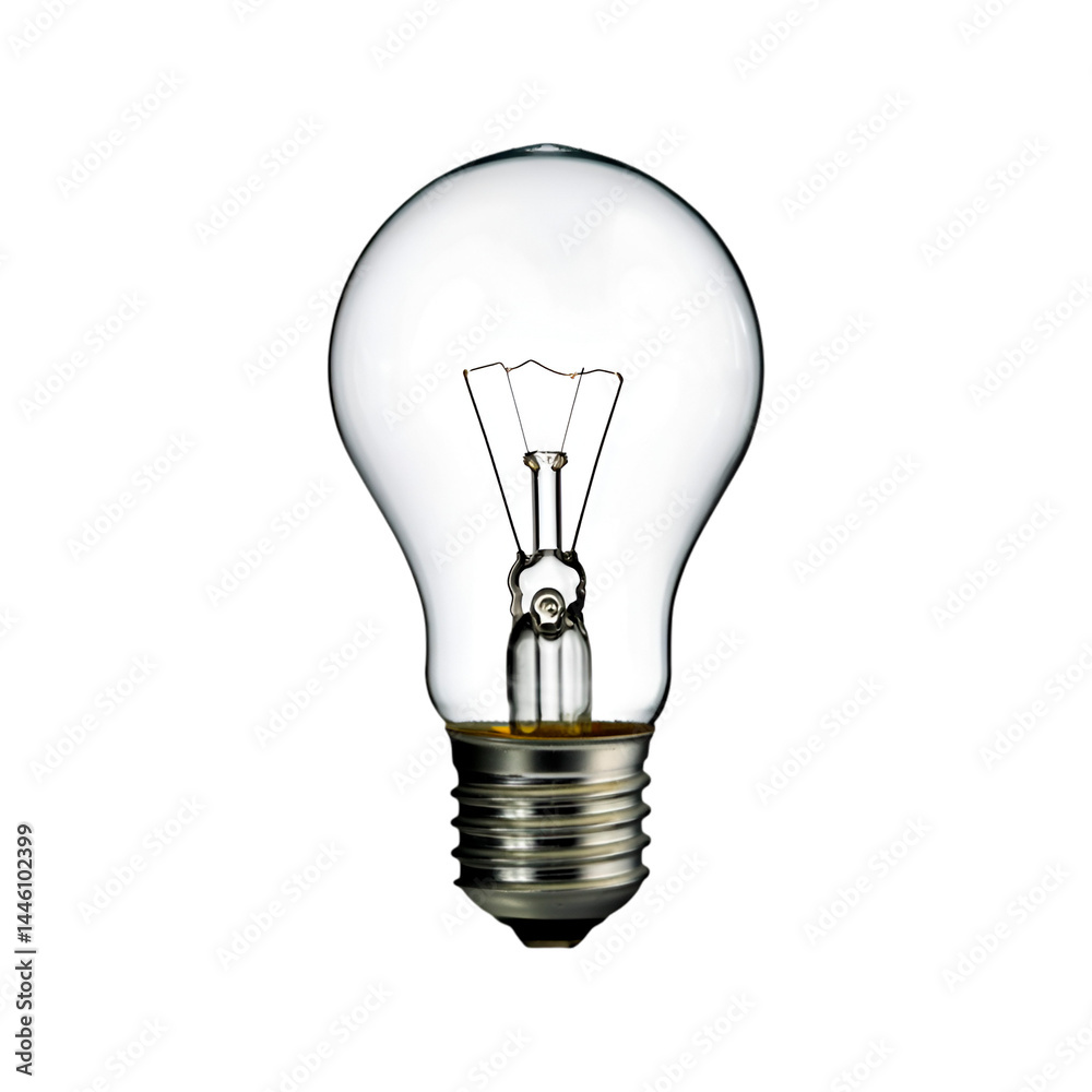 light bulb on transparent background light bulb on transparent background