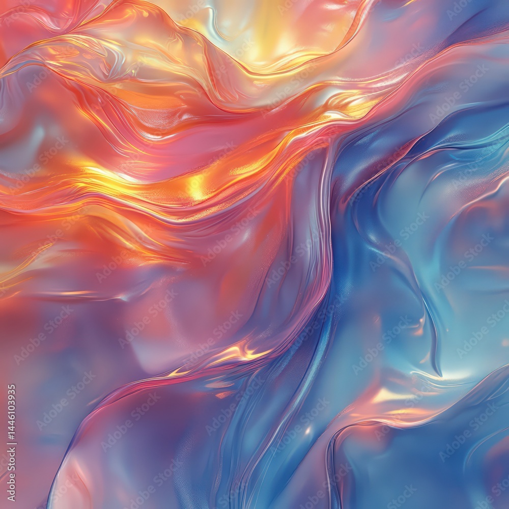 Fototapeta premium Iridescent abstract background with texture