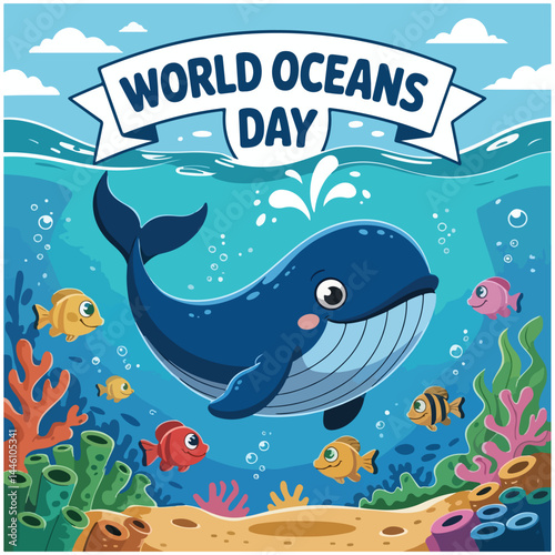 World Oceans Day flyer image 7.eps
