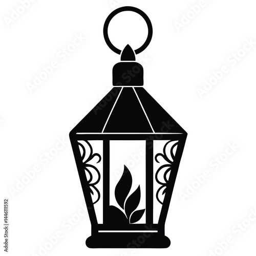 Christmas-candle-lantern-vector-silhouette 
