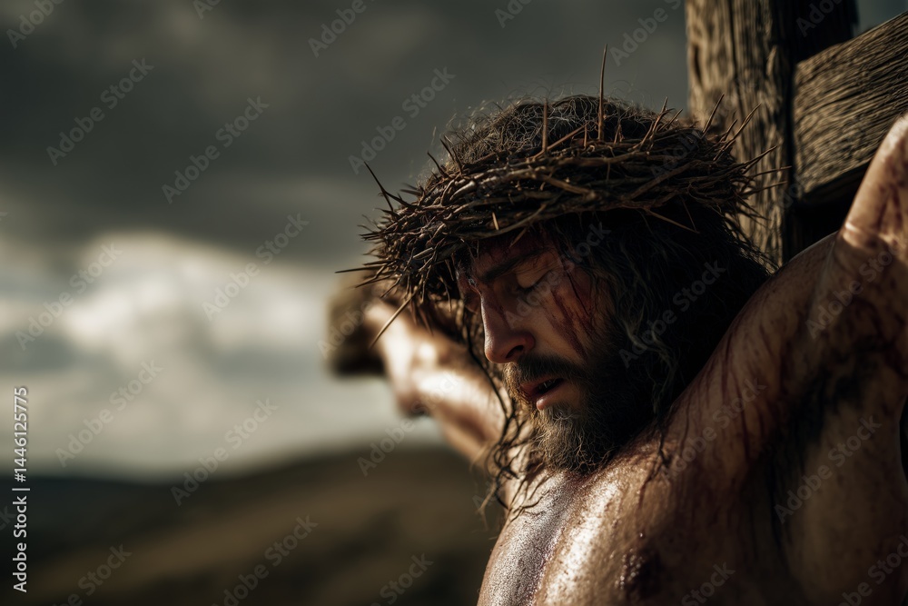 Jesus on the Cross at Golgotha