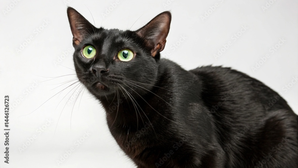 Obraz premium Bombay Cat on studio background 