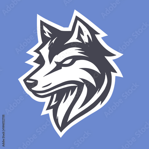 Wolf Head Vector Illustration