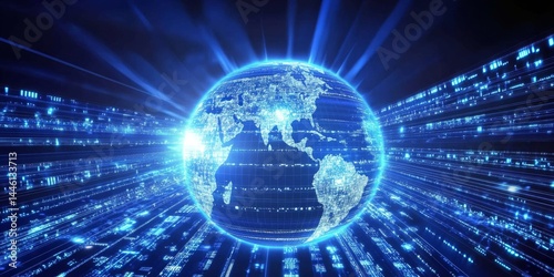 The world is connected through a fast and reliable internet network. This technology allows for quick data transfer, bridging continents and cultures.