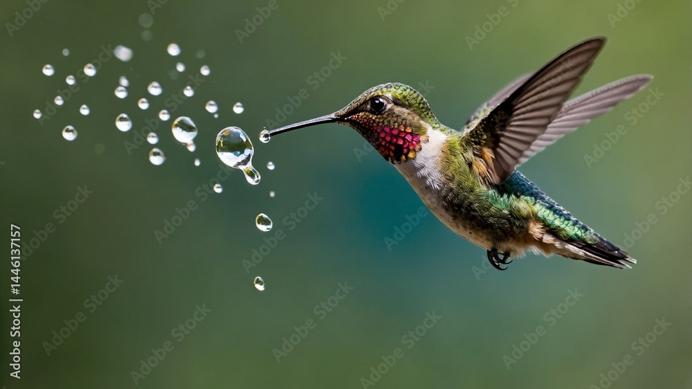 Obraz premium hummingbird, created by ia