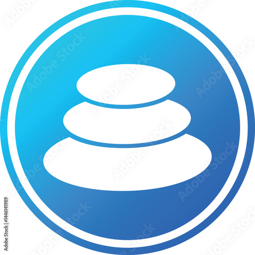 balancer-bal cryptocurrency logo illustrations on abstract background. 3d illustrations.