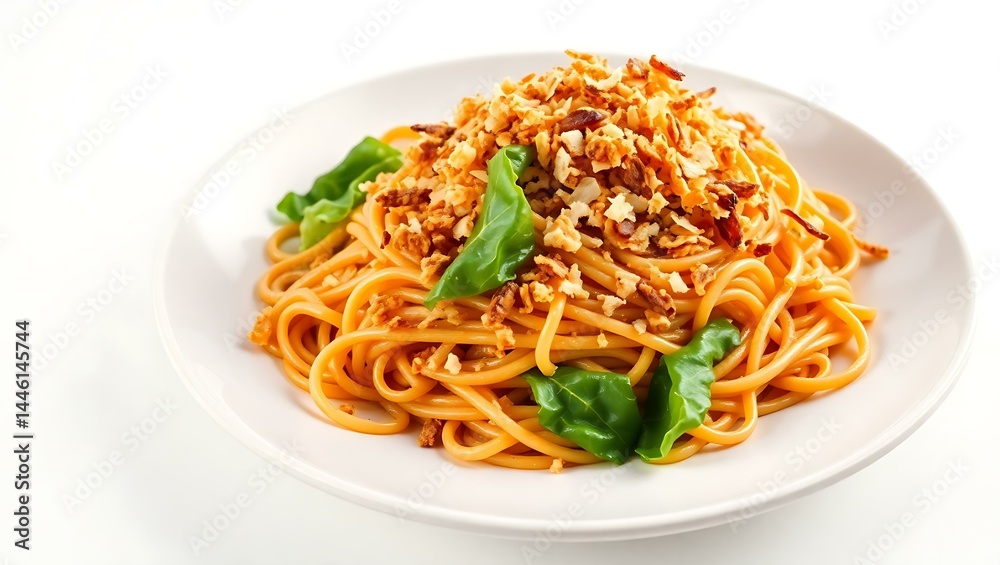 Japanese Yakisoba with Bonito Flakes and Cabbage Japanese Yakisoba with Bonito Flakes and Cabbage