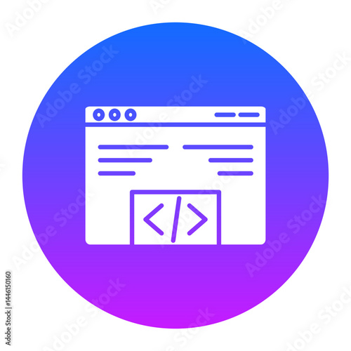 Web Coding Icon