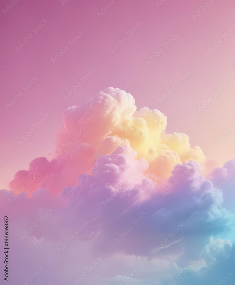 Dreamy pink, blue, yellow gradient, soft cloud-like texture, blurred edges, smooth, color, wash Dreamy pink, blue, yellow gradient, soft cloud-like texture, blurred edges, smooth, color, wash