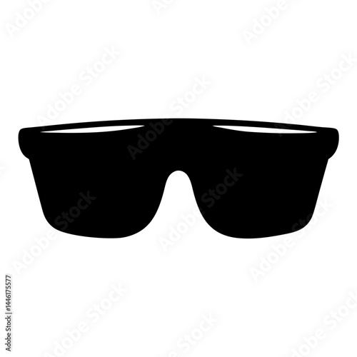 Bold Black Sunglasses Offering Stylish Sun Protection for a Sunny Day Trip