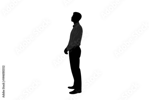 silhouette of a man