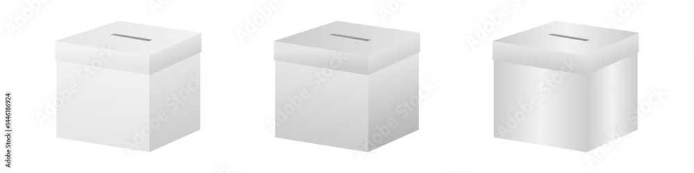 Ballot Box for Election. Voting Box. Election Concept. Vector Illustration. Ballot Box for Election. Voting Box. Election Concept. Vector Illustration.