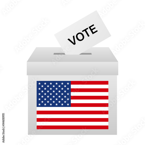 Presidential Election in the USA. Election Concept. Vector Illustration.