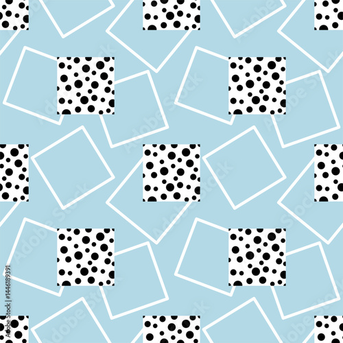 Seamless abstract geometric pattern. Vector Illustration.