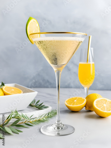 Champagne bachelorette martini party set