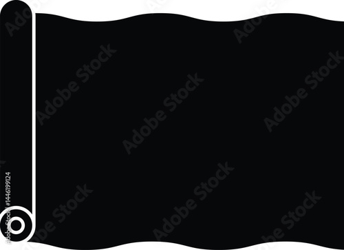 A Roll of Fabric Sheet Icon