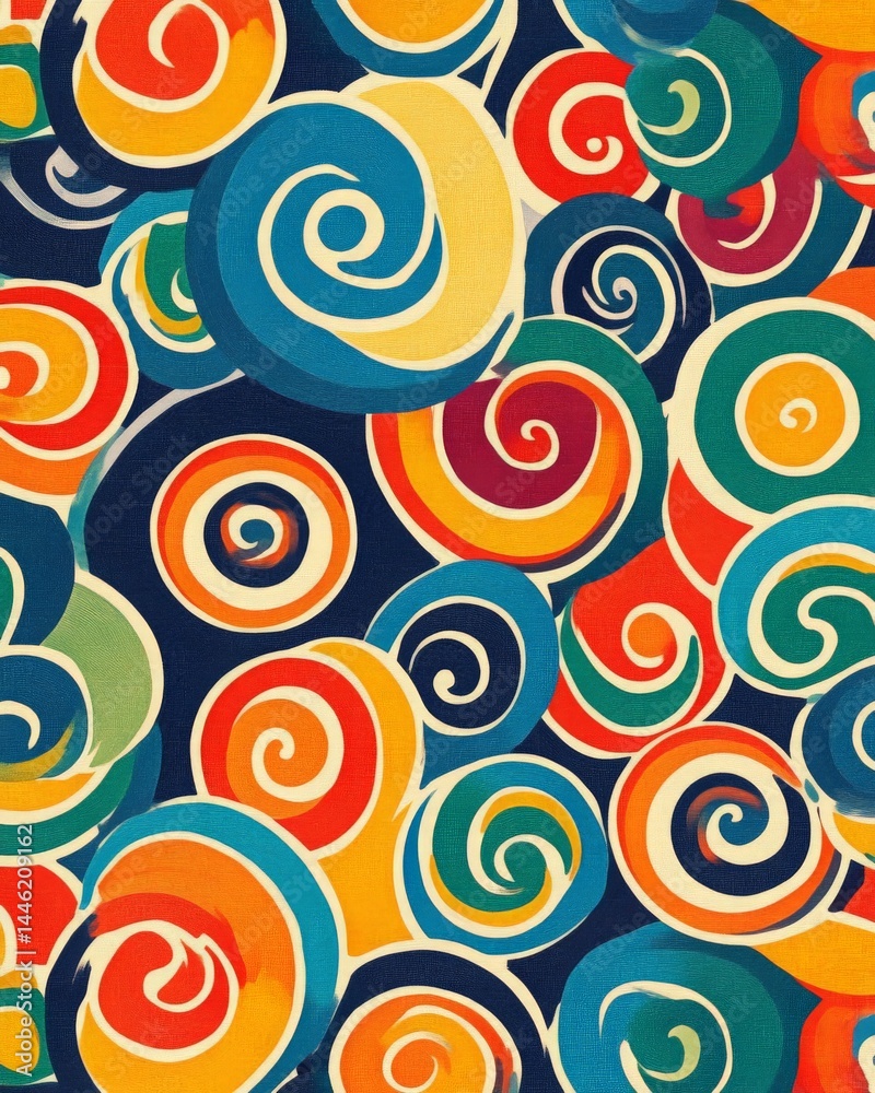 A vibrant and colorful abstract composition featuring swirling patterns in various shades of blue, yellow, red, and green, creating a lively and dynamic visual experience A vibrant and colorful abstract composition featuring swirling patterns in various shades of blue, yellow, red, and green, creating a lively and dynamic visual experience
