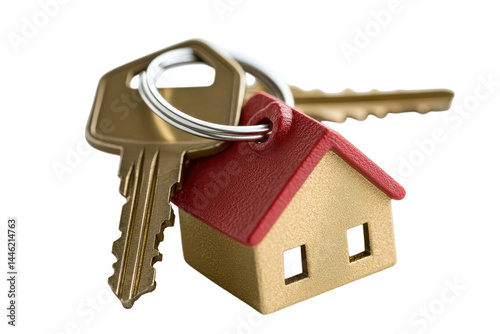 Home keys miniature house New home ownership real estate keys to success property purchase dream