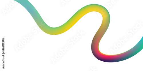 Colorful abstract background. Creative design element Color Swirl Lines with Rainbow Gradient abstract colorful wave background template
