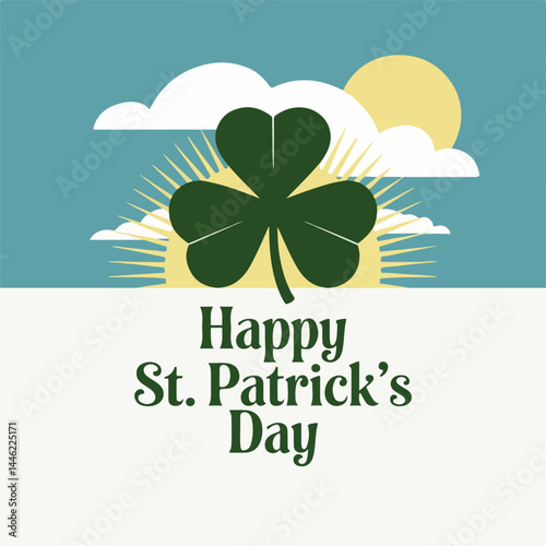 St. Patrick's Day cute vector. A collection of elements for an Irish holiday. Leprechaun, rainbow, pots of gold, clover and other traditional holiday elements. Isolated on a white background.