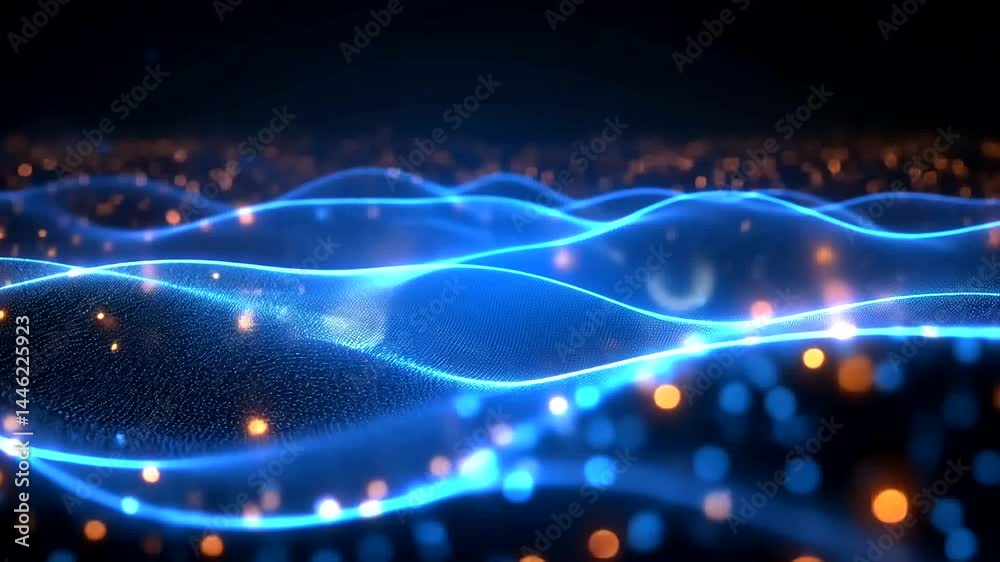 Abstract digital waves of light (1)