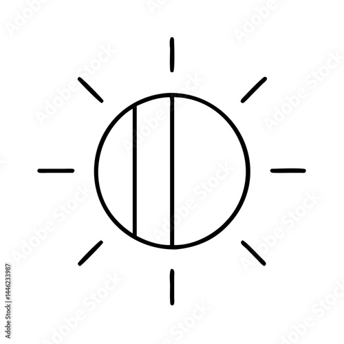icon for adjusting brightness icon, icon for adjusting brightness vector illustration-simple illustration of icon for adjusting brightness, perfect for icon for adjusting brightness logos and icons