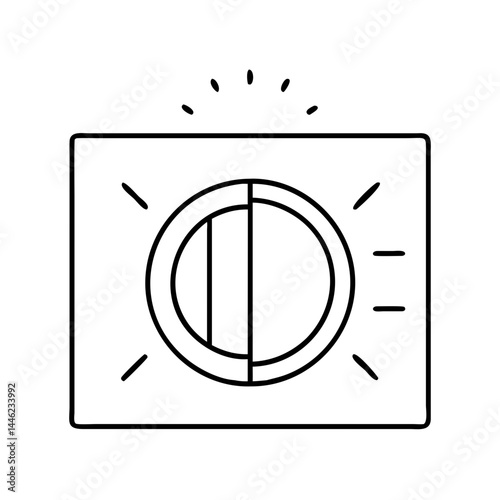 icon for adjusting brightness icon, icon for adjusting brightness vector illustration-simple illustration of icon for adjusting brightness, perfect for icon for adjusting brightness logos and icons