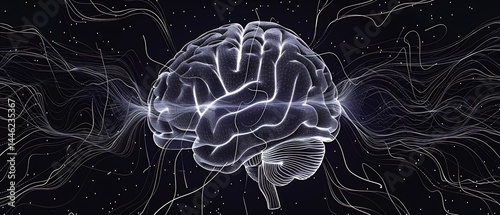 Minimalist representation of brain waves alpha Beta