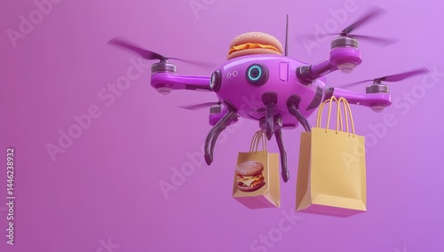 Wallpaper Mural Drone Food Delivery - Future of Fast Food Torontodigital.ca