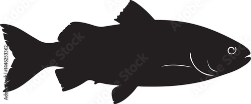 Bangus Vector Silhouette