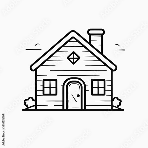 House home architecture building real estate property design construction residence dwelling illustration