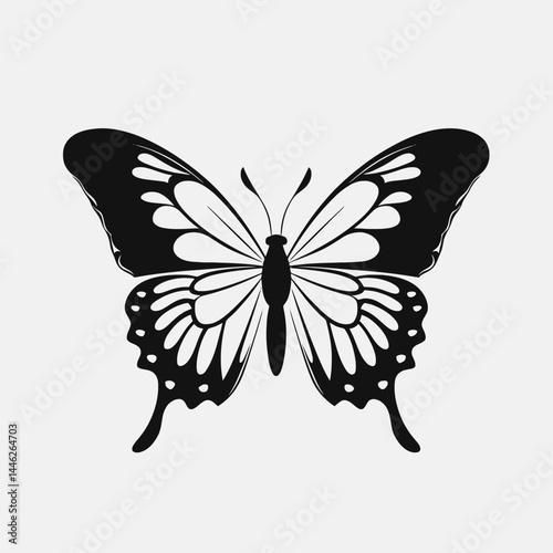 Butterfly illustration black butterfly vector butterfly art butterfly design butterfly clip art insect icon silhouette