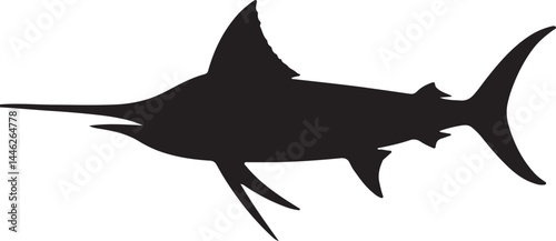 Swordfish Vector Silhouette